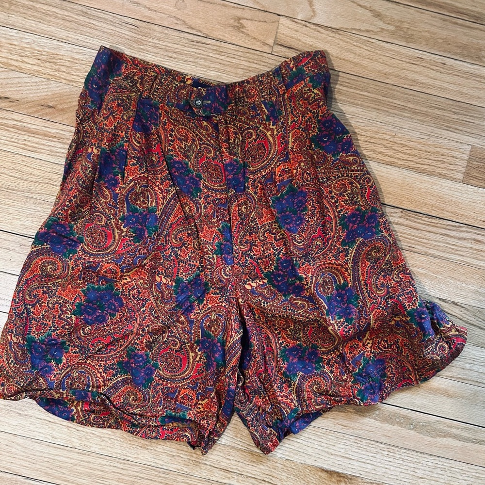 Vintage Gap Paisley Print Women's Shorts